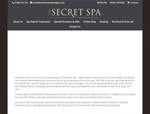 Tablet Screenshot of northumberlandspa.co.uk